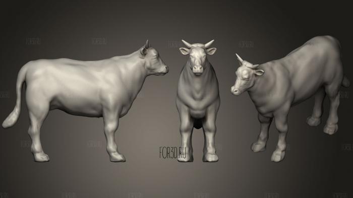 Cow stl model for CNC
